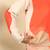 abstract printed mandarin collar long sleeve straight orange kurta
