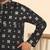 cotton silk printed black knee length kurta