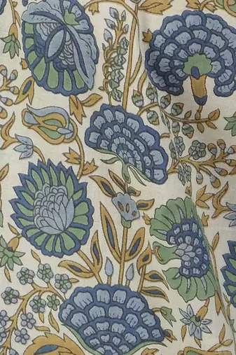   cotton jaipuri floral printed short kurta