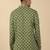   cotton kantha work floral printed short kurta