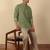   cotton kantha work floral printed short kurta