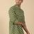   cotton kantha work floral printed short kurta