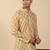 yellow paisley motifs printed jaipuri  cotton short kurta