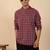  cotton maroon short kurta