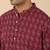  cotton maroon short kurta