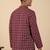  cotton maroon short kurta