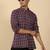  cotton purple short kurta