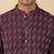  cotton purple short kurta