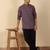  cotton purple short kurta