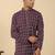  cotton purple short kurta