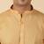 cotton striped beige short kurta