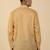 cotton striped beige short kurta