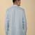 cotton striped blue short kurta