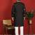 cotton silk black embroidered floral design kurta