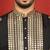 cotton silk zari embroidered yoke design black kurta