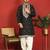 cotton silk zari embroidered yoke design black kurta