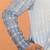 cotton silk ombre embroidered blue kurta