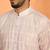 cotton silk ombre embroidered pink kurta