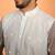 cotton silk ombre embroidered daman work brown kurta
