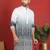 ethnic ombre cotton silk with floral embroidered detail daman work grey kurta