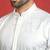 ethnic ombre cotton silk with floral embroidered detail daman work grey kurta