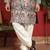 ethnic cotton silk multi embroidered detailed daman work green kurta