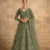 Green Butterfly Net fabric with Embroidered, Resham, Sequence, Thread work Lehengas For Your Wedding Look
