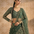 Green Butterfly Net fabric with Embroidered, Resham, Sequence, Thread work Lehengas For Your Wedding Look