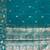 Turquoise Semi Silk Banarasi Saree With Floral Zari Work