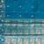 Skyblue Semi Silk Banarasi Saree With  Floral Zari Work