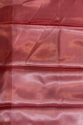 Light Brown Semi Silk Banarasi Saree With Floral Zari Booti Work 5