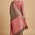 Brown Semi Silk Banarasi Saree With Floral Zari Booti Work