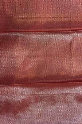 Brown Semi Silk Banarasi Saree With Floral Zari Booti Work 5
