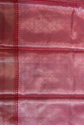 Seagreen Semi Silk Banarasi Saree With Floral Zari Booti Work 5