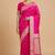 Ranipink Semi Silk Mashru Banarasi Saree With Silver Zari Booti Work