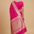 Ranipink Semi Silk Mashru Banarasi Saree With Silver Zari Booti Work
