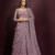 Lavender butterfly net fabric with embroidered, resham, sequence, thread work lehengas for your wedding look