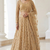 Golden Butterfly Net Fabric With Embroidered, Resham, Sequence, Thread Work Lehengas For Your Wedding Look