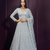 Light Sky Butterfly Net Fabric With Embroidered, Resham, Sequence, Thread Work Lehengas For Your Wedding Look