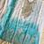 Designer sky blue ombre straight suit for women with hand embroidery