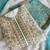Designer sky blue ombre straight suit for women with hand embroidery