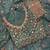 Teal bandhani printed heavy emrboidery worked sharara suit ethnic wear