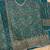 Teal bandhani printed heavy emrboidery worked sharara suit ethnic wear