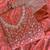 Orange bandhani printed heavy emrboidery worked sharara suit ethnic wear