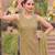 Mustard bandhani printed heavy emrboidery worked sharara suit ethnic wear