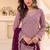 Designer pink 3 piece salwar suit for women indian wear