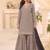 Designer beige 3 piece salwar suit for women indian wear