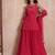 Pink embroidered georgette sharara set with dupatta for women