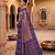 Onion pink patola silk saree with zari weaving meenakari patola design