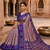 Onion pink patola silk saree with zari weaving meenakari patola design